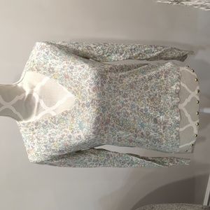 27 miles Malibu Vneck Pastel Floral sweater